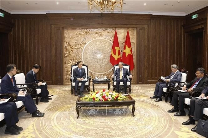 Tổng Bí thư, Chủ tịch nước Tô Lâm tiếp Bộ trưởng Bộ Đất đai, Cơ sở hạ tầng và Giao thông Hàn Quốc