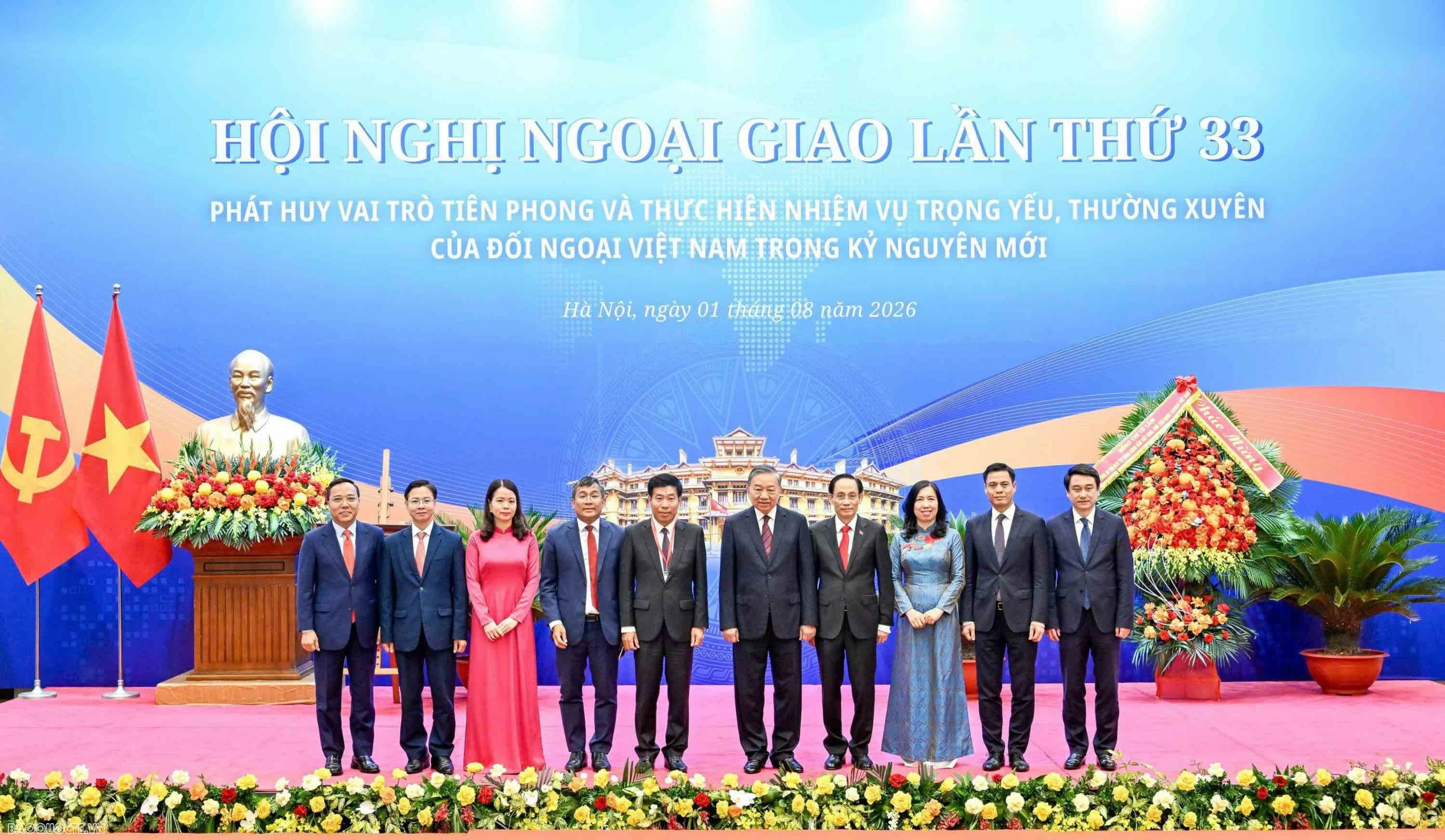 [Trực tiếp] Khai mạc Hội nghị Ngoại giao lần thứ 33: Tổng Bí thư, Chủ tịch nước Tô Lâm dự ngày hội đối ngoại đầu tiên trong kỷ nguyên mới