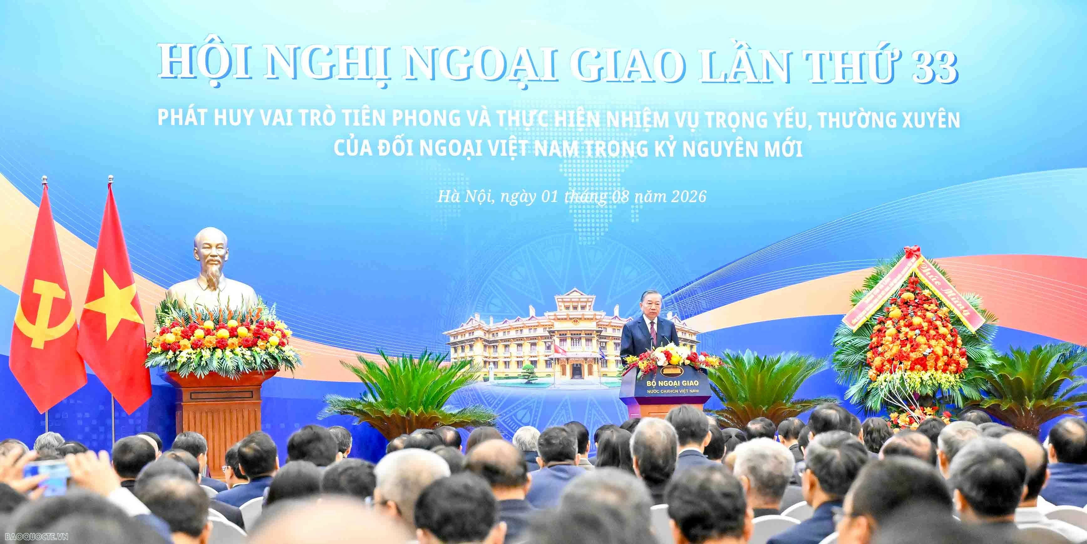 Những hình ảnh lễ khai mạc Hội nghị ngoại giao lần thứ 33
