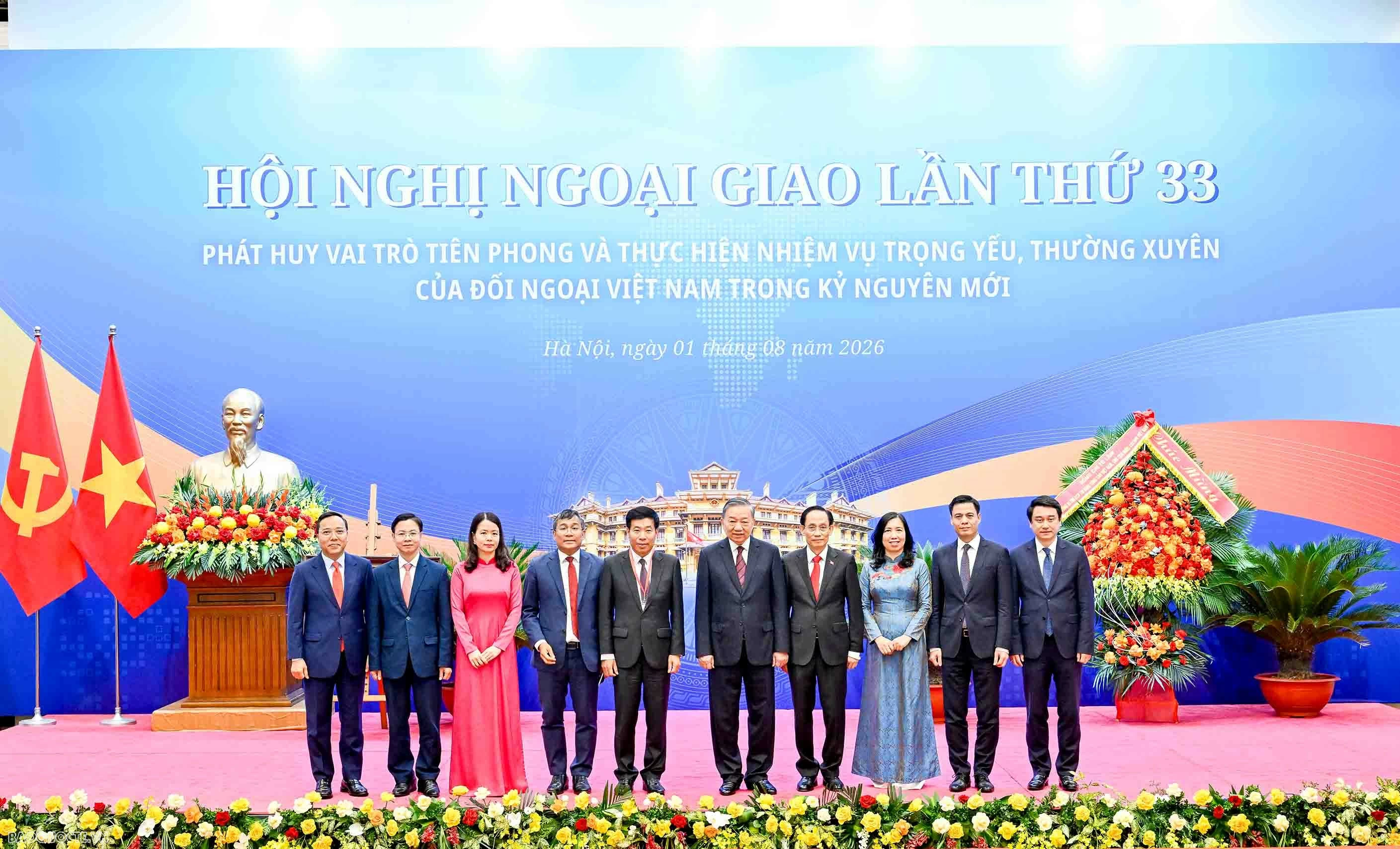 Những hình ảnh lễ khai mạc Hội nghị ngoại giao lần thứ 33