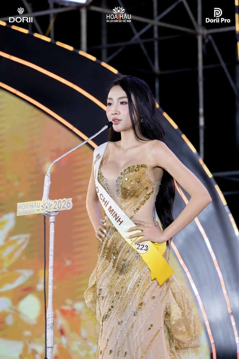 Sắc vóc của Á hậu 1 Hoa hậu Du lịch Bản sắc Việt Nam 2026 Đinh Ngọc Bảo Châu
