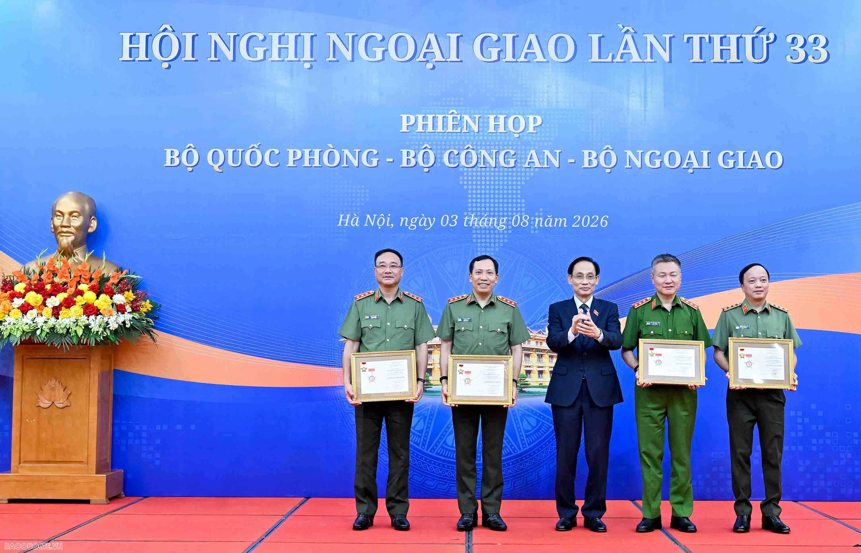 Bộ Quốc phòng, Bộ Công an và Bộ Ngoại giao tổ chức họp giữa 3 bộ