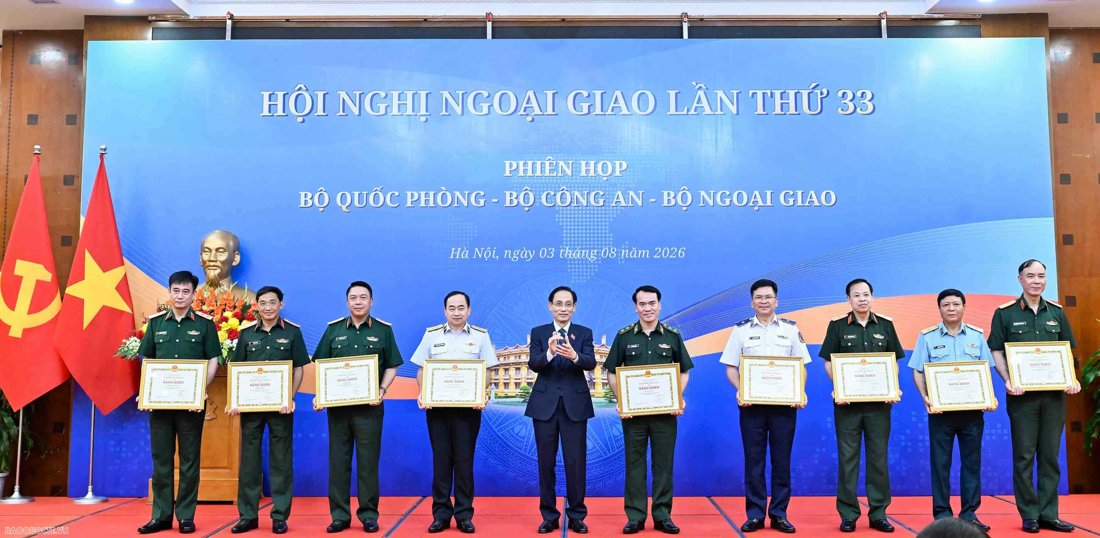 Bộ Quốc phòng, Bộ Công an và Bộ Ngoại giao tổ chức họp giữa 3 bộ
