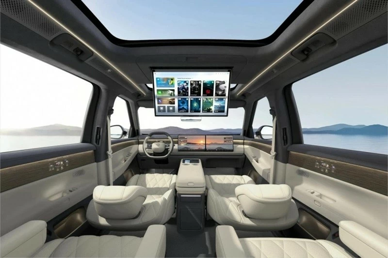 Volkswagen ID. ERA 9X ưu tiên trải nghiệm của hành khách thay vì chỉ tập trung vào người lái. Volkswagen ID. ERA 9X ưu tiên trải nghiệm của hành khách thay vì chỉ tập trung vào người lái.