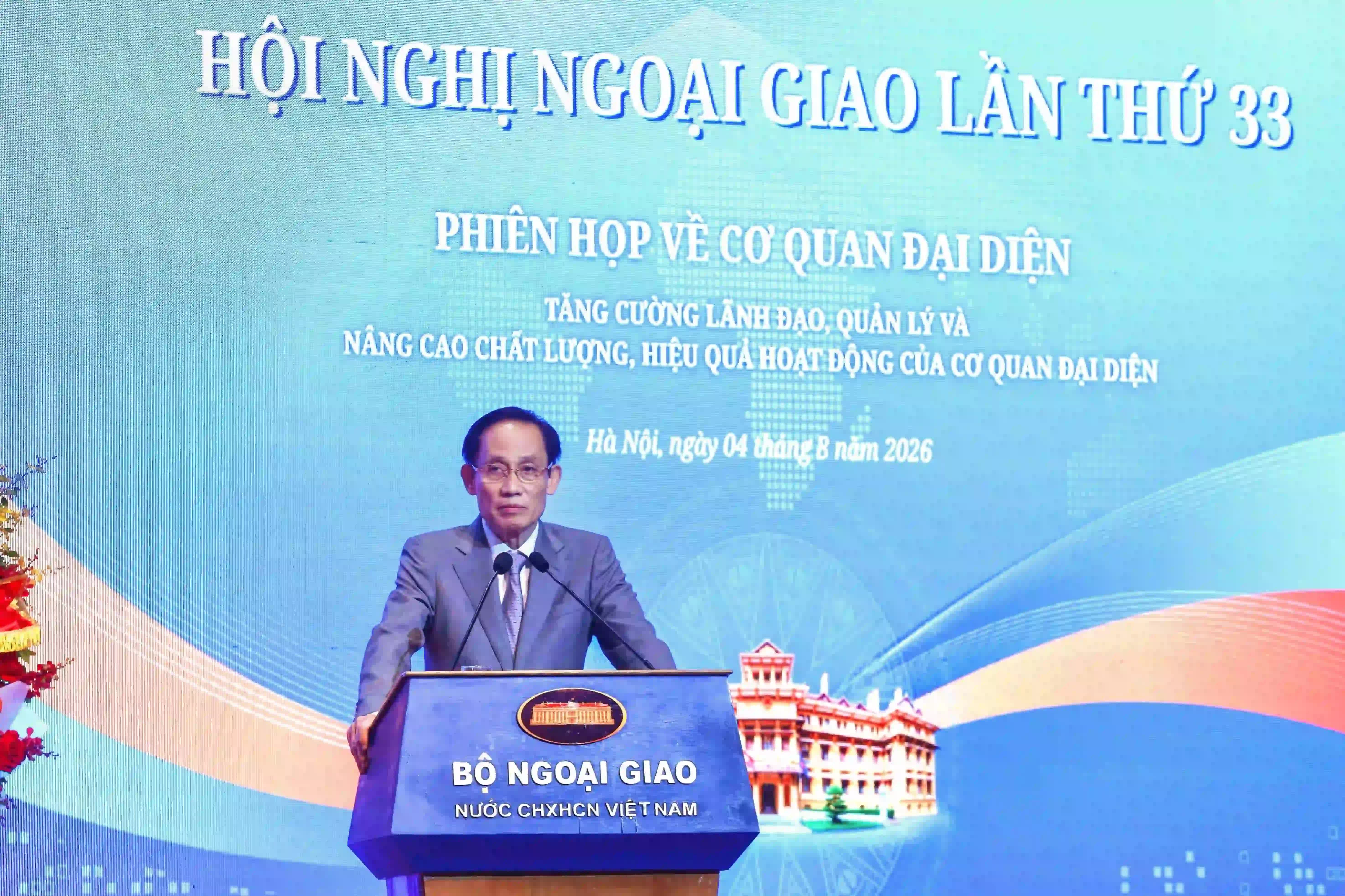 Sứ mệnh của cơ quan đại diện trong kỷ nguyên mới: Bộ cảm biến chiến lược, tiền đồn tin cậy trên mặt trận đối ngoại