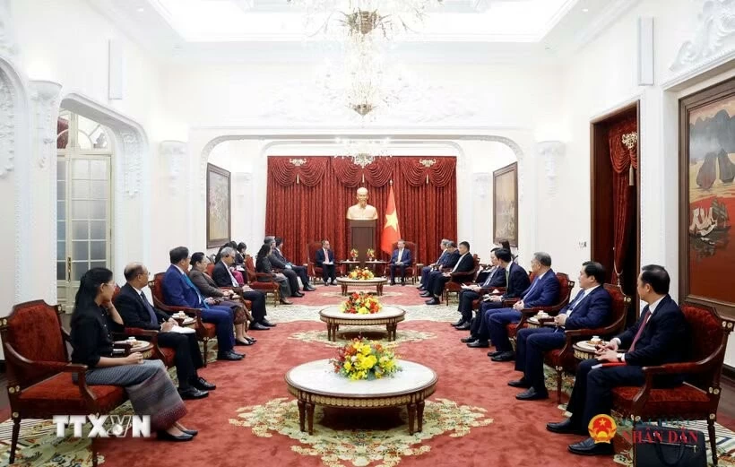 Tổng Bí thư, Chủ tịch nước Tô Lâm tiếp Đại sứ, Đại biện các nước ASEAN chào xã giao