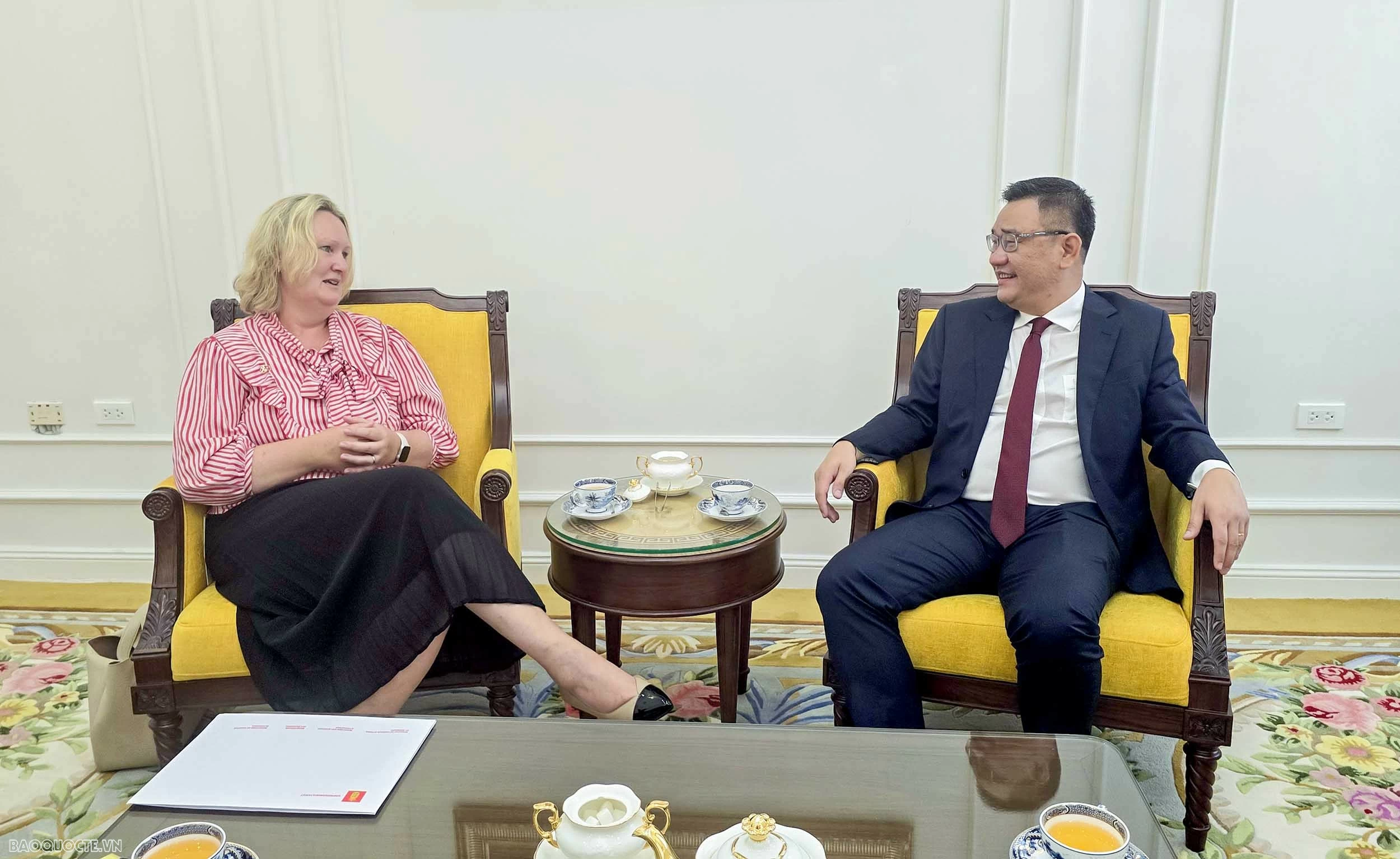 Bộ Ngoại giao tiếp nhận bản sao Thư ủy nhiệm bổ nhiệm Đại sứ Đan Mạch tại Việt Nam