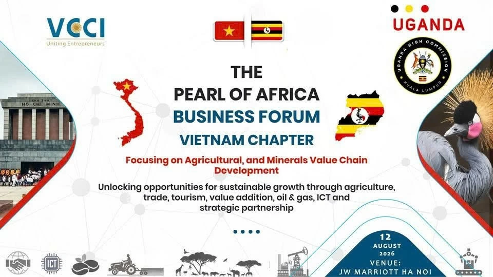 Diễn đàn Uganda - Viên ngọc châu Phi: Cánh cửa kết nối vào châu Phi tổ chức tại Hà Nội Diễn đàn Uganda - Viên ngọc châu Phi: Cánh cửa kết nối vào châu Phi tổ chức tại Hà Nội