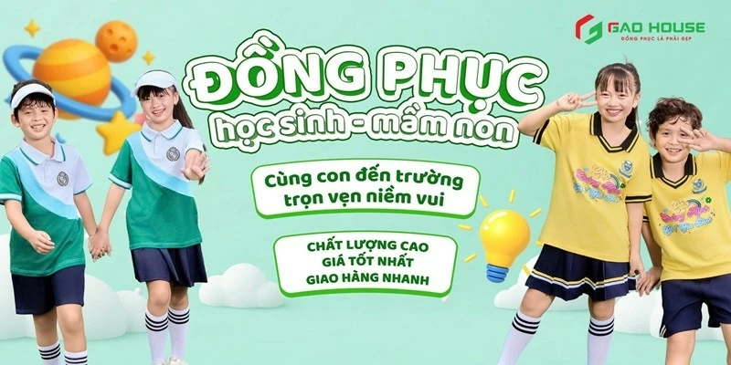Đồng phục dành cho khối học đường và hội nhóm được thiết kế linh hoạt theo nhu cầu của khách hàng.