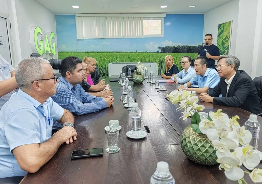 Dự án lúa gạo TBAGRI thuộc Tập đoàn Thái Bình tại Cuba ghi dấu mốc mới với lễ bàn giao hơn 470 tấn gạo