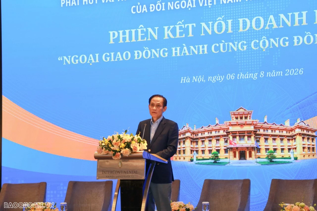 Phiên kết nối doanh nghiệp. (Ảnh: Trung Hiếu) Phiên kết nối doanh nghiệp. (Ảnh: Trung Hiếu)