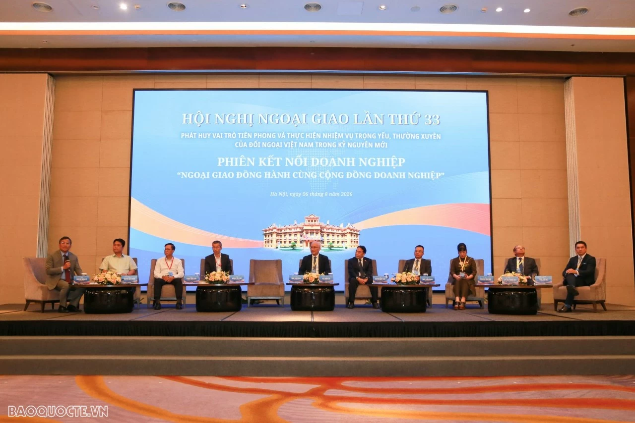 Phiên kết nối doanh nghiệp Ngoại giao đồng hành cùng doanh nghiệp, mở rộng không gian phát triển cho Việt Nam