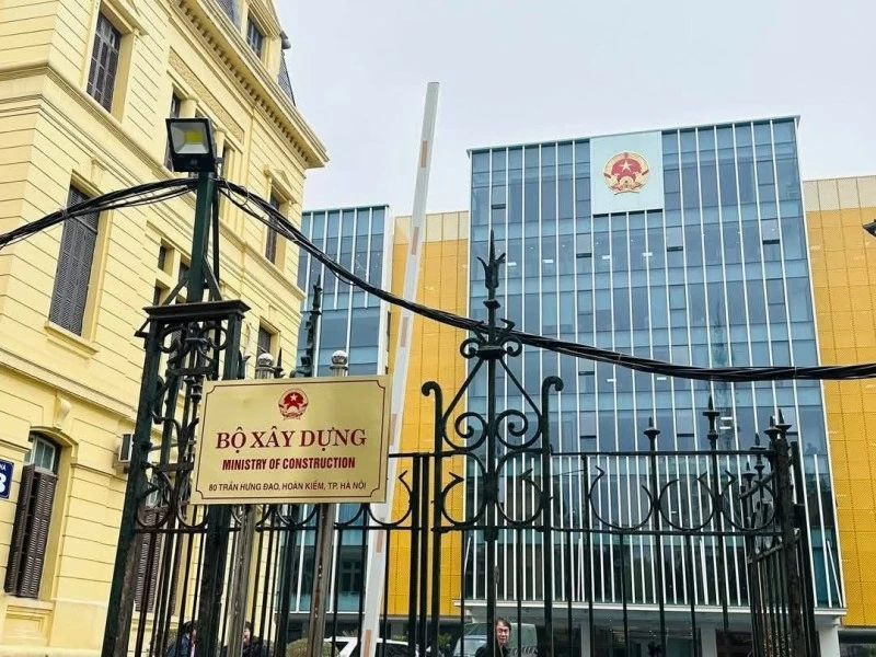 Trụ sở Bộ Xây dựng. (Nguồn: Báo Xây dựng) Trụ sở Bộ Xây dựng. (Nguồn: Báo Xây dựng)