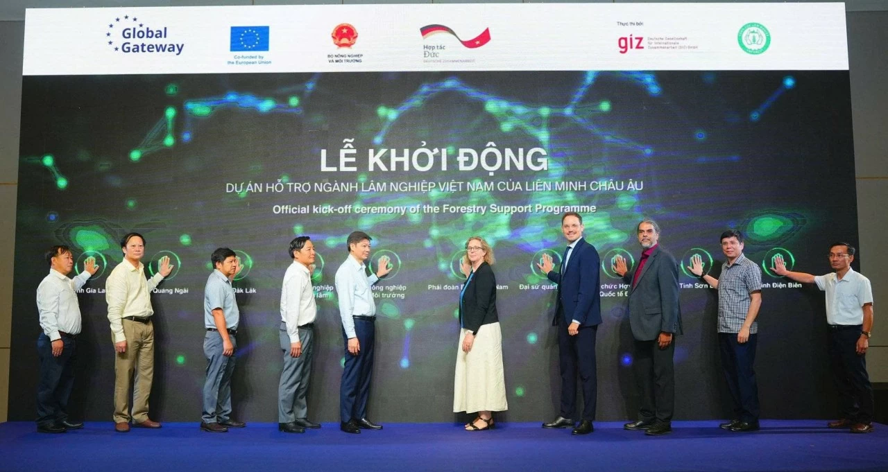 Lễ khởi động Dự án EU và Đức đồng hành cùng Việt Nam phục hồi, quản lý bền vững rừng tự nhiên