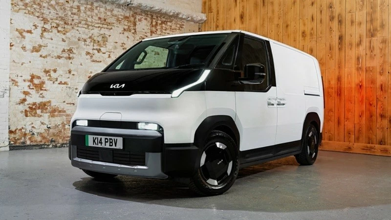 Phía trước của Kia PV5 Cargo.