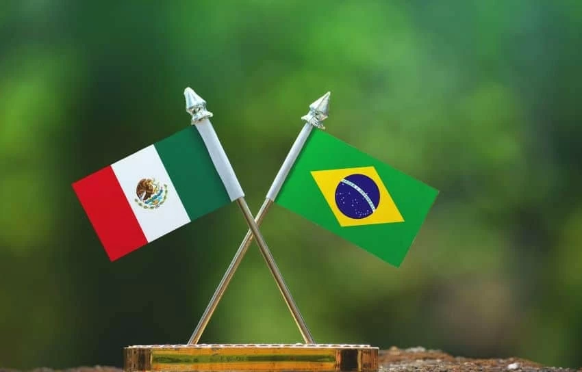 Giữa lúc 'cơm không lành, canh không ngọt' với Mỹ, Brazil siết hợp tác với Mexico. Shutterstock)