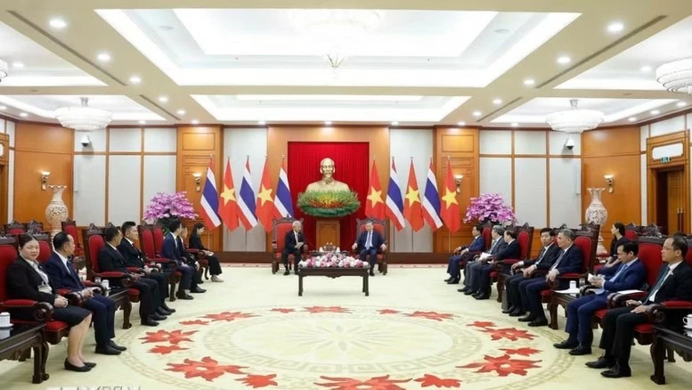 Tổng Bí thư, Chủ tịch nước Tô Lâm tiếp Chủ tịch Quốc hội, Chủ tịch Hạ viện Thái Lan Tổng Bí thư, Chủ tịch nước Tô Lâm tiếp Chủ tịch Quốc hội, Chủ tịch Hạ viện Thái Lan