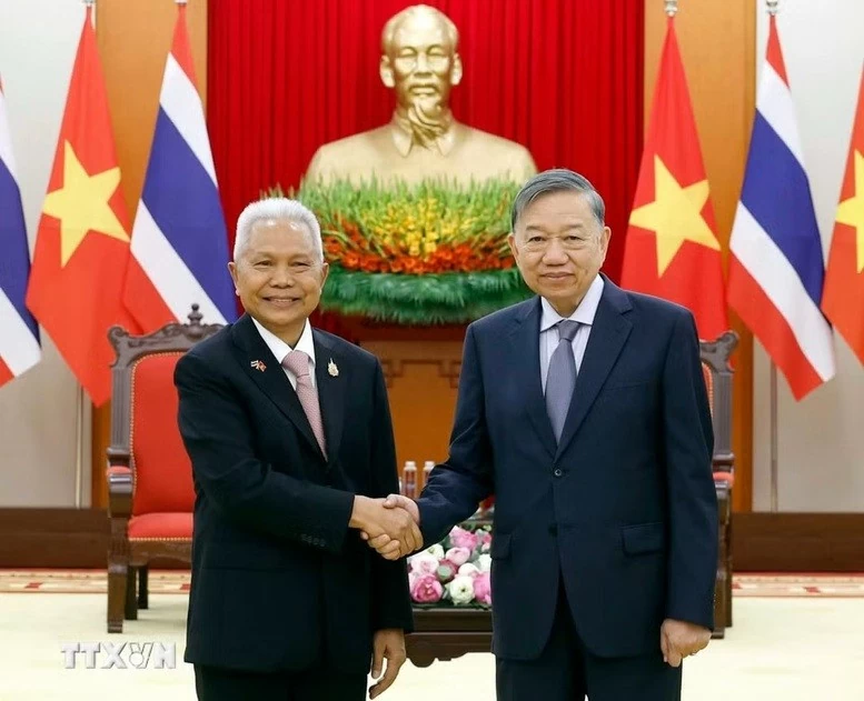 Tổng Bí thư, Chủ tịch nước Tô Lâm tiếp Chủ tịch Quốc hội, Chủ tịch Hạ viện Thái Lan Tổng Bí thư, Chủ tịch nước Tô Lâm tiếp Chủ tịch Quốc hội, Chủ tịch Hạ viện Thái Lan