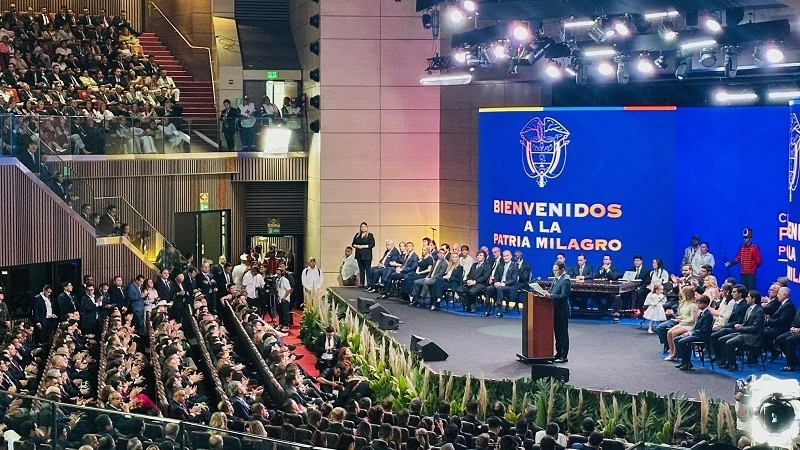 Đặc phái viên của Chủ tịch nước dự lễ nhậm chức của Tổng thống Colombia