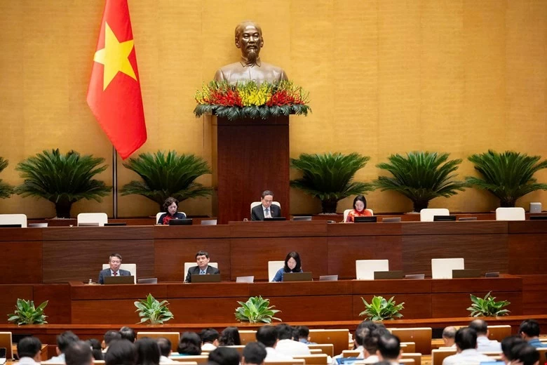 Sáng 9/8/2026, Quốc hội đã thảo luận dự án Luật sửa đổi, bổ sung một số điều của Luật Xuất bản. (Nguồn: TTXVN)