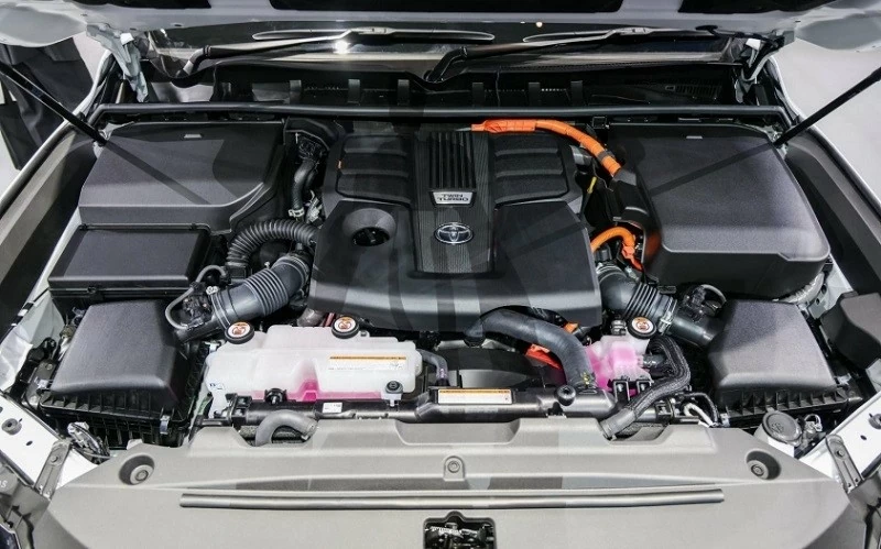 Trái tim của Land Cruiser Hybrid 2026 là động cơ V6 3.5L tăng áp V35A-FTS.