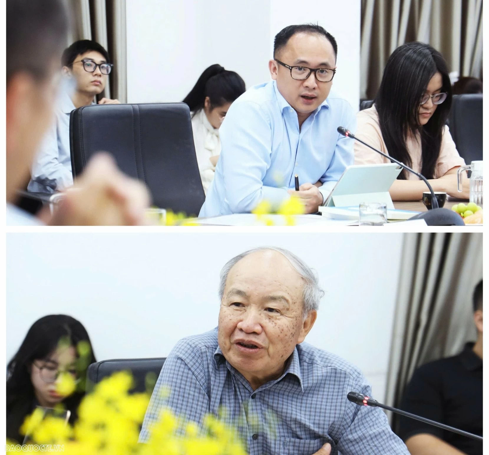 Các đại biểu đóng góp ý kiến tại Hội thảo. (Ảnh: Thành Long)