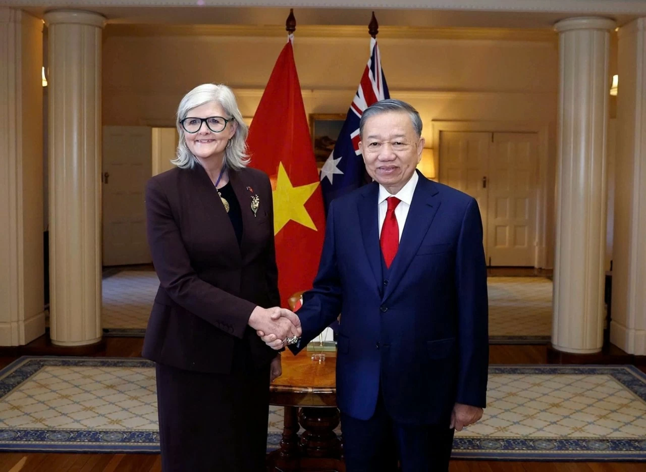 Lễ đón Tổng Bí thư, Chủ tịch nước Tô Lâm thăm cấp Nhà nước Australia