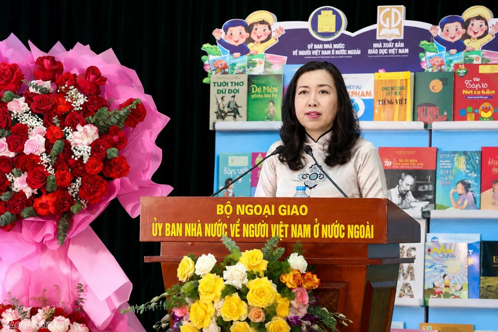 Thứ trưởng Lê Thị Thu Hằng phát biểu kết luận. (Ảnh: Thành Long)