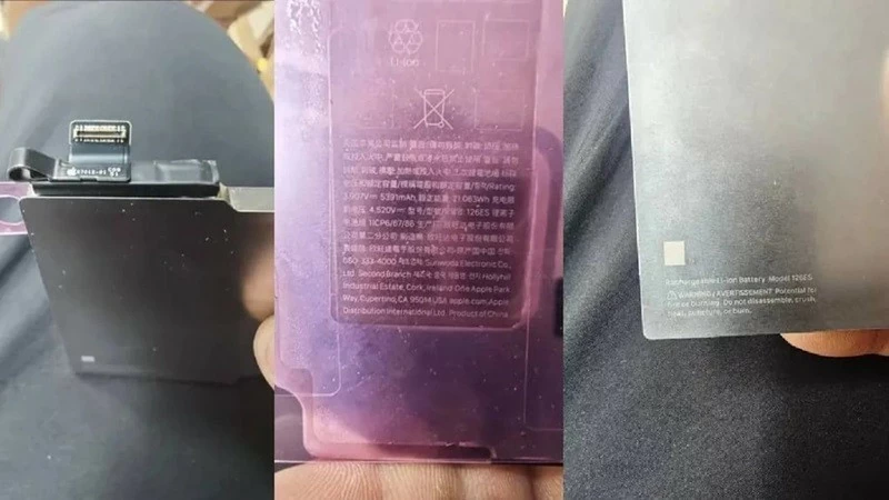 iPhone 18 Pro Max có thể sử dụng viên pin 5.391 mAh, cao hơn khoảng 12% so với thế hệ trước.