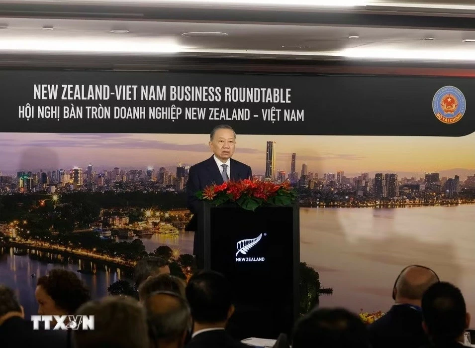 Tổng Bí thư, Chủ tịch nước Tô Lâm dự Hội nghị bàn tròn doanh nghiệp New Zealand - Việt Nam Tổng Bí thư, Chủ tịch nước Tô Lâm dự Hội nghị bàn tròn doanh nghiệp New Zealand - Việt Nam