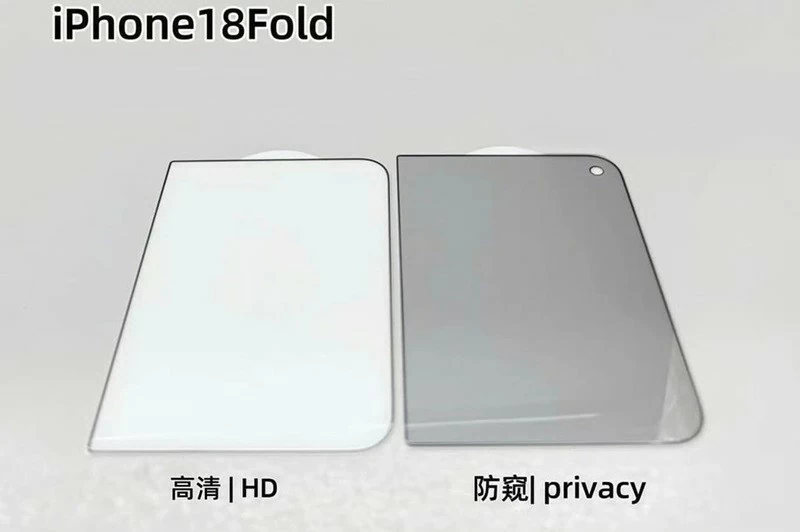 Miếng dán màn hình được cho là của iPhone màn hình gập.