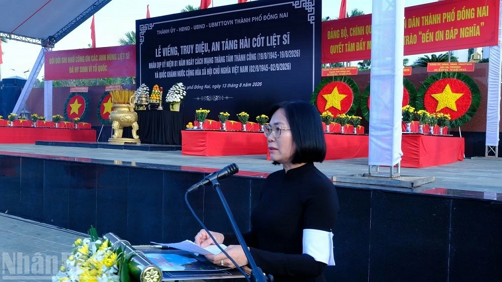 Đồng Nai: Trang trọng Lễ truy điệu và an táng 29 hài cốt liệt sĩ