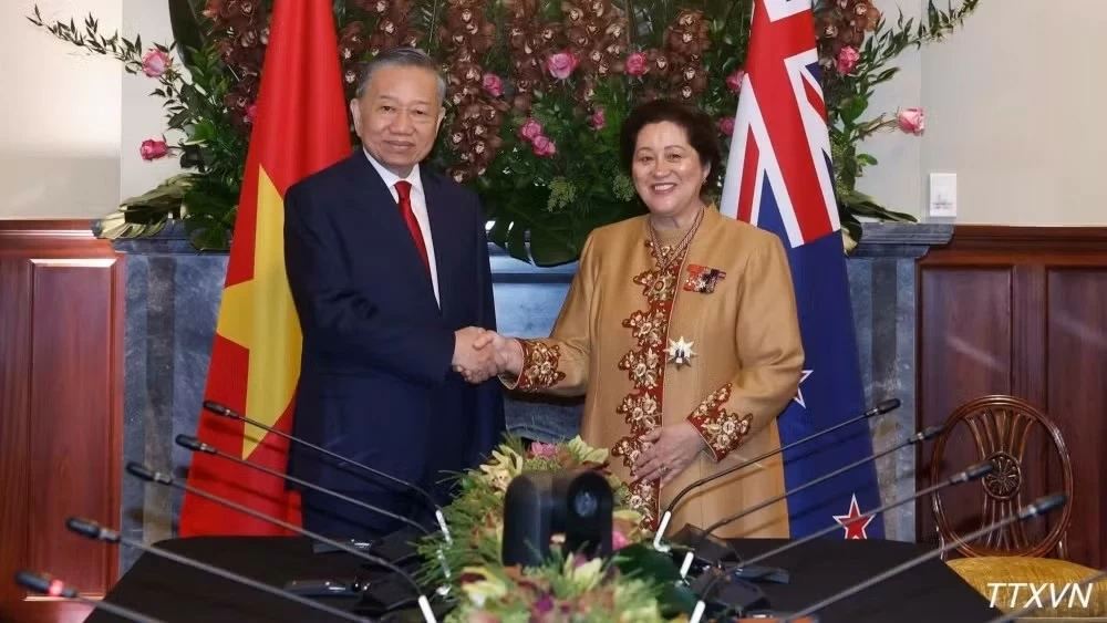 Tổng Bí thư, Chủ tịch nước Tô Lâm hội kiến Toàn quyền New Zealand Dame Cindy Kiro