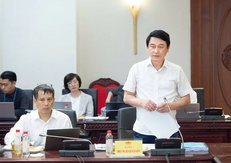 Thường trực Ủy ban Quốc phòng, An ninh và Đối ngoại của Quốc hội tổ chức Phiên họp thẩm tra sơ bộ dự án Luật Thỏa thuận quốc tế (sửa đổi) Thường trực Ủy ban Quốc phòng, An ninh và Đối ngoại của Quốc hội tổ chức Phiên họp thẩm tra sơ bộ dự án Luật Thỏa thuận quốc tế (sửa đổi)