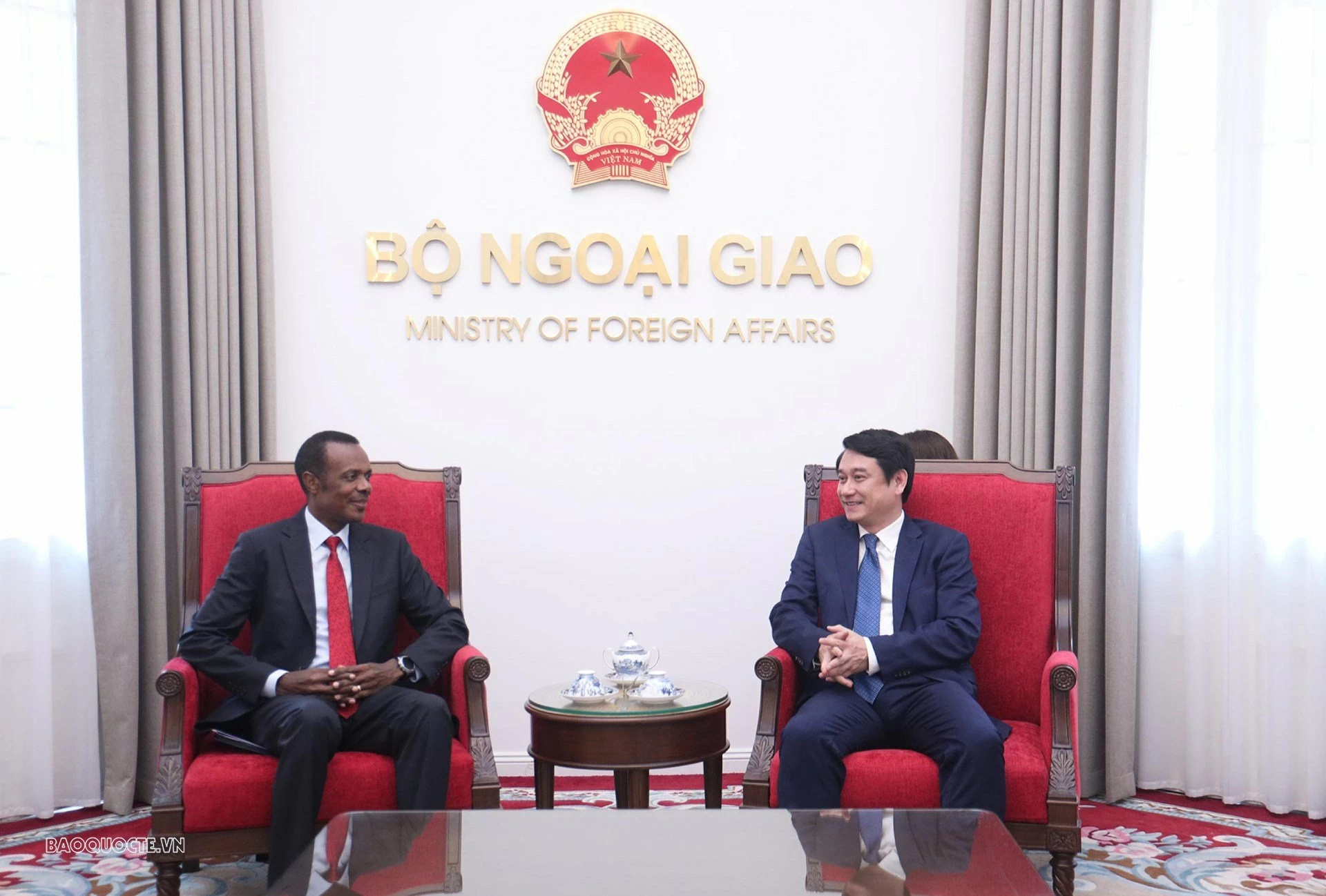 Theo Thứ trưởng Lê Anh Tuấn: Việt Nam và Ethiopia còn nhiều dư địa phát triển quan hệ song phương Theo Thứ trưởng Lê Anh Tuấn: Việt Nam và Ethiopia còn nhiều dư địa phát triển quan hệ song phương