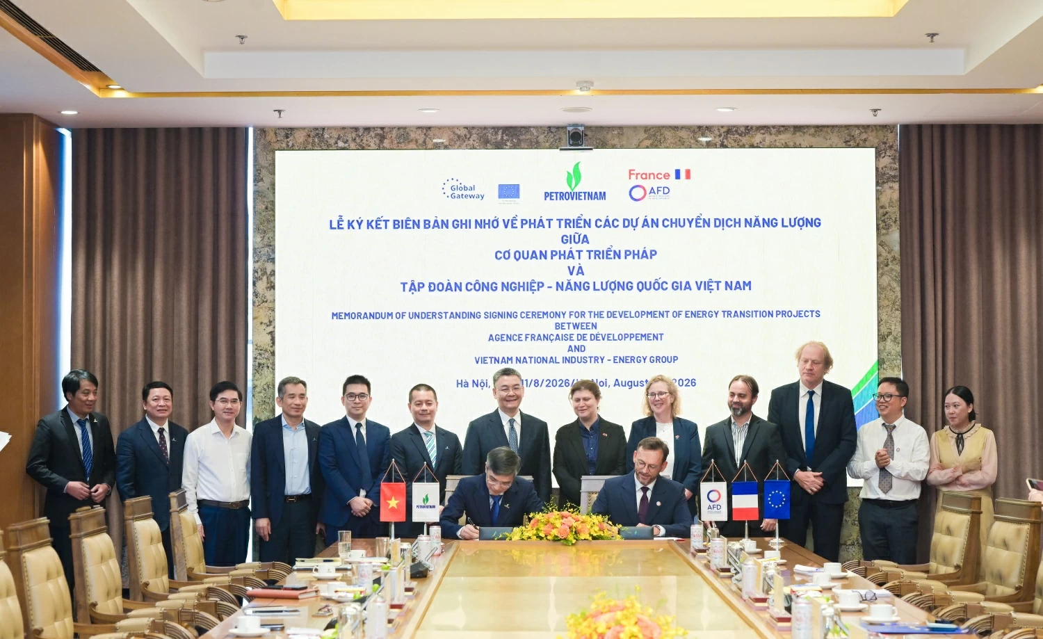 Petrovietnam và Cơ quan Phát triển Pháp hợp tác thúc đẩy các dự án chuyển dịch năng lượng Petrovietnam và Cơ quan Phát triển Pháp hợp tác thúc đẩy các dự án chuyển dịch năng lượng