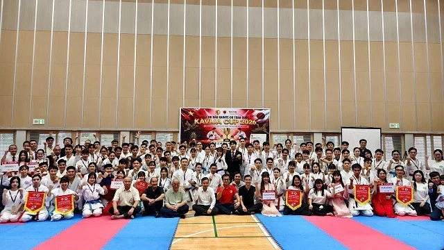 Karate-do vun đắp tình đồng hương, kết nối giao lưu Việt - Nhật Karate-do vun đắp tình đồng hương, kết nối giao lưu Việt - Nhật