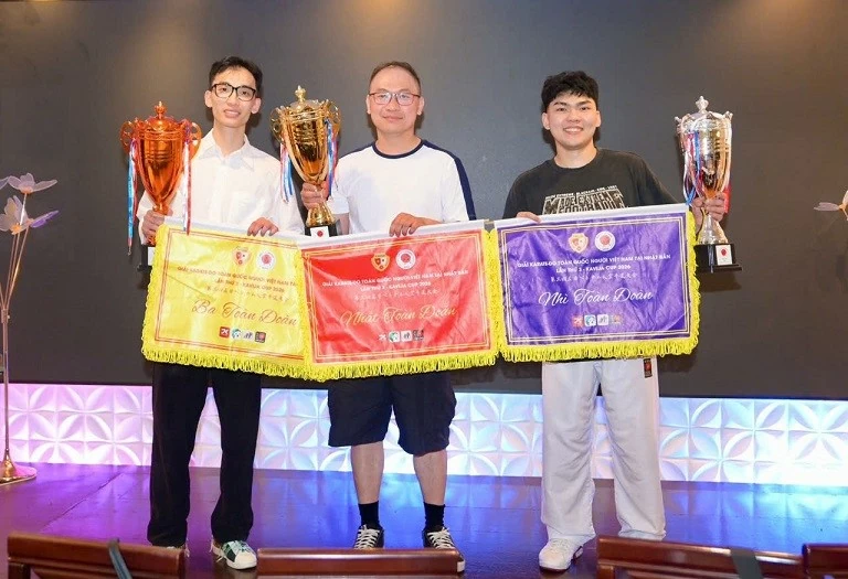 Karate-do vun đắp tình đồng hương, kết nối giao lưu Việt - Nhật Karate-do vun đắp tình đồng hương, kết nối giao lưu Việt - Nhật