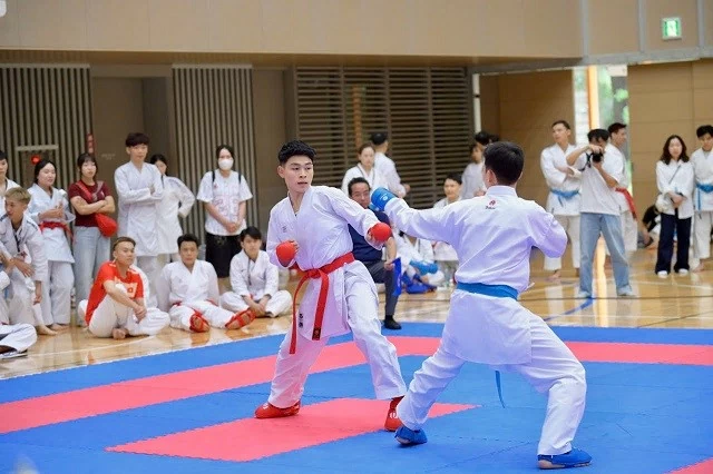 Karate-do vun đắp tình đồng hương, kết nối giao lưu Việt - Nhật Karate-do vun đắp tình đồng hương, kết nối giao lưu Việt - Nhật