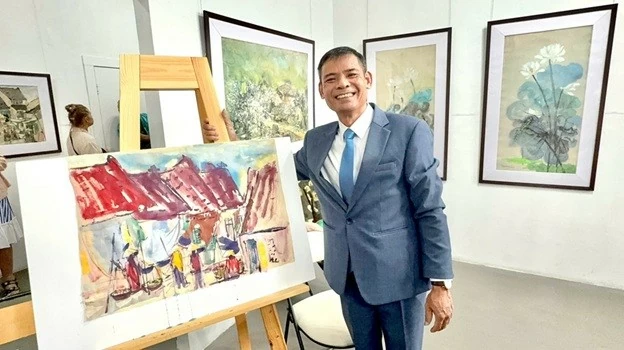 ‘Hương sắc Việt Nam’ trên giấy Dó đến với công chúng vùng Viễn Đông