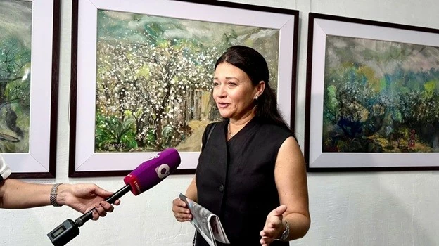 ‘Hương sắc Việt Nam’ trên giấy Dó đến với công chúng vùng Viễn Đông