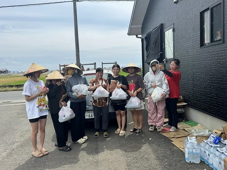 Liên hiệp Hội người Việt Nam tại Nhật Bản khảo sát tình hình, hỗ trợ cộng đồng sau động đất ở tỉnh Kumamoto