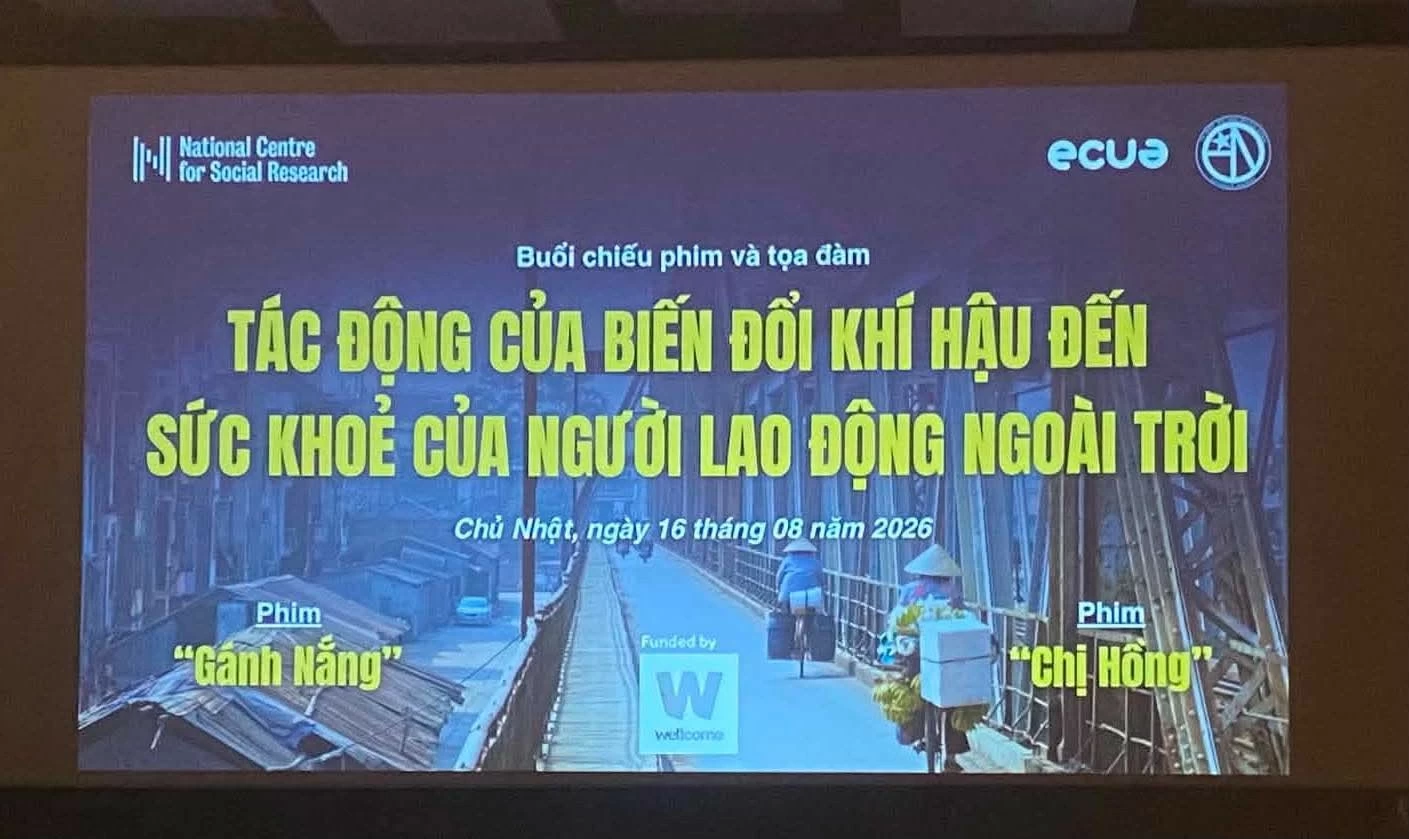 Đi tìm điểm tựa cho người lao động ngoài trời trước thách thức của biến đổi khí hậu