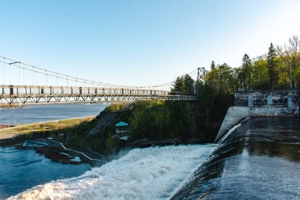 Toàn cảnh thác Montmorency ở thành phố Québec, tỉnh Québec, Canada. (Nguồn: Getty Images)