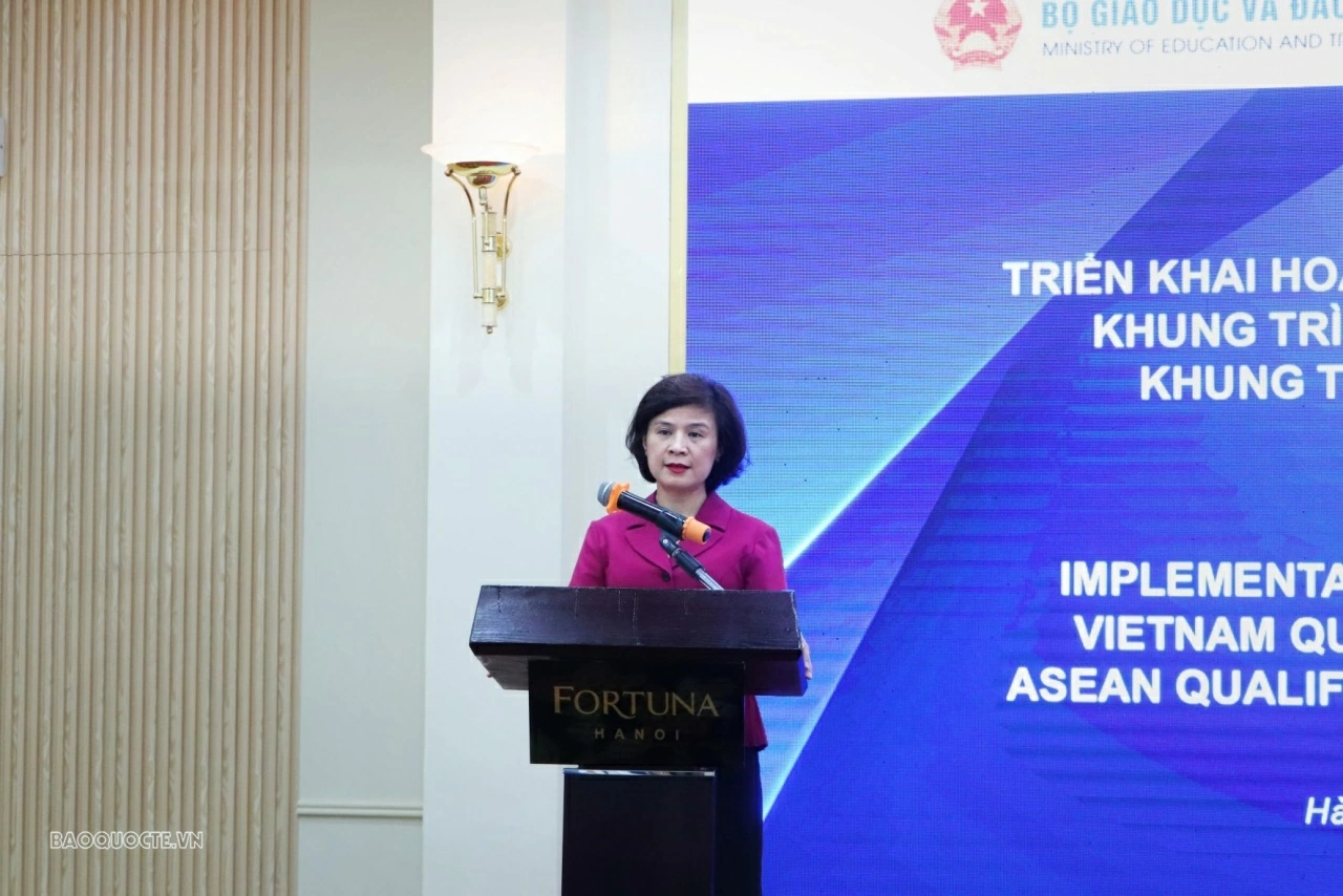 Hội thảo Triển khai hoạt động Báo cáo tham chiếu Khung trình độ quốc gia Việt Nam với Khung tham chiếu trình độ ASEAN