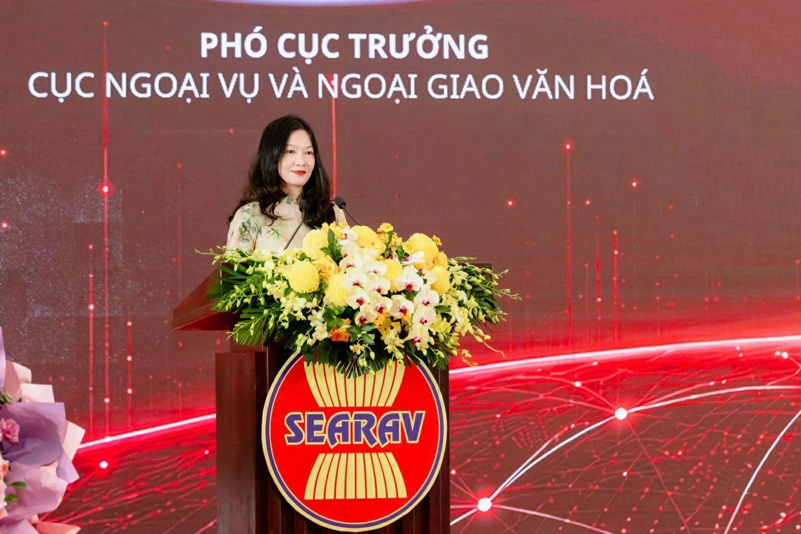 Phó Cục trưởng Cục Ngoại vụ và Ngoại giao Văn hóa Phạm Thị Phương Chi tham dự Phó Cục trưởng Cục Ngoại vụ và Ngoại giao Văn hóa Phạm Thị Phương Chi tham dự