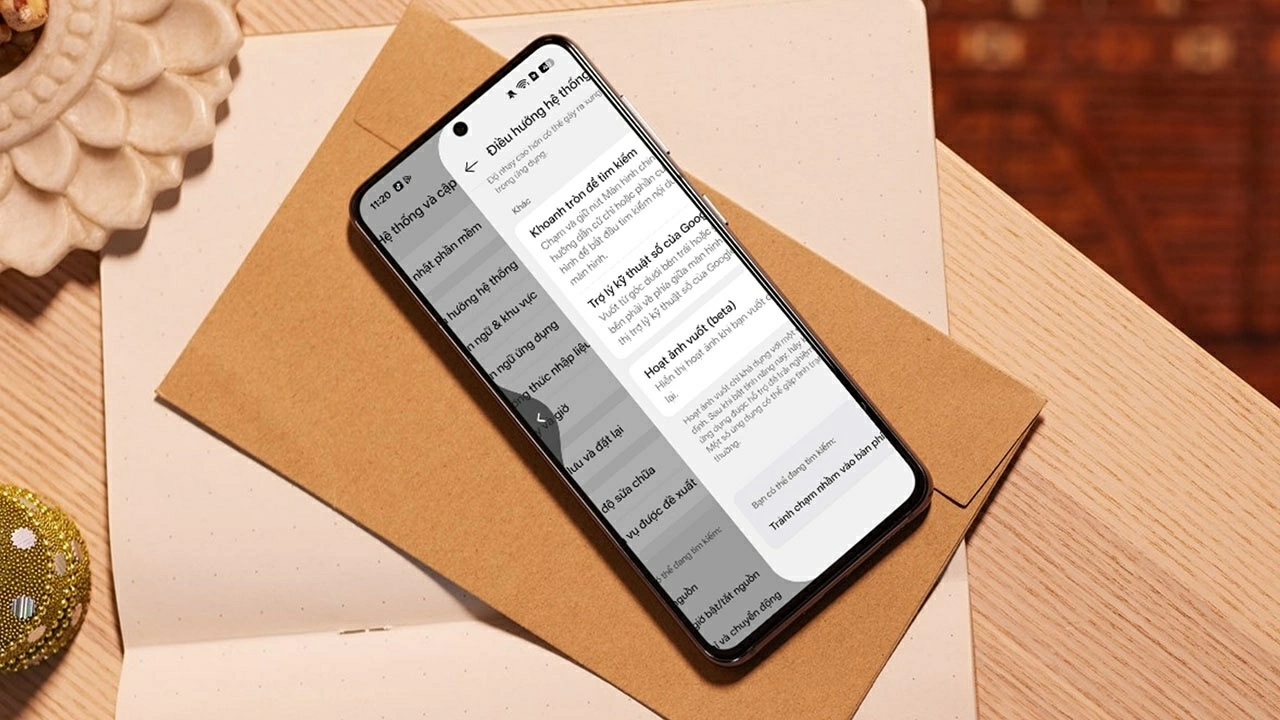 Cách bật hoạt ảnh vuốt trên ColorOS 16 tiện lợi, dễ dàng.