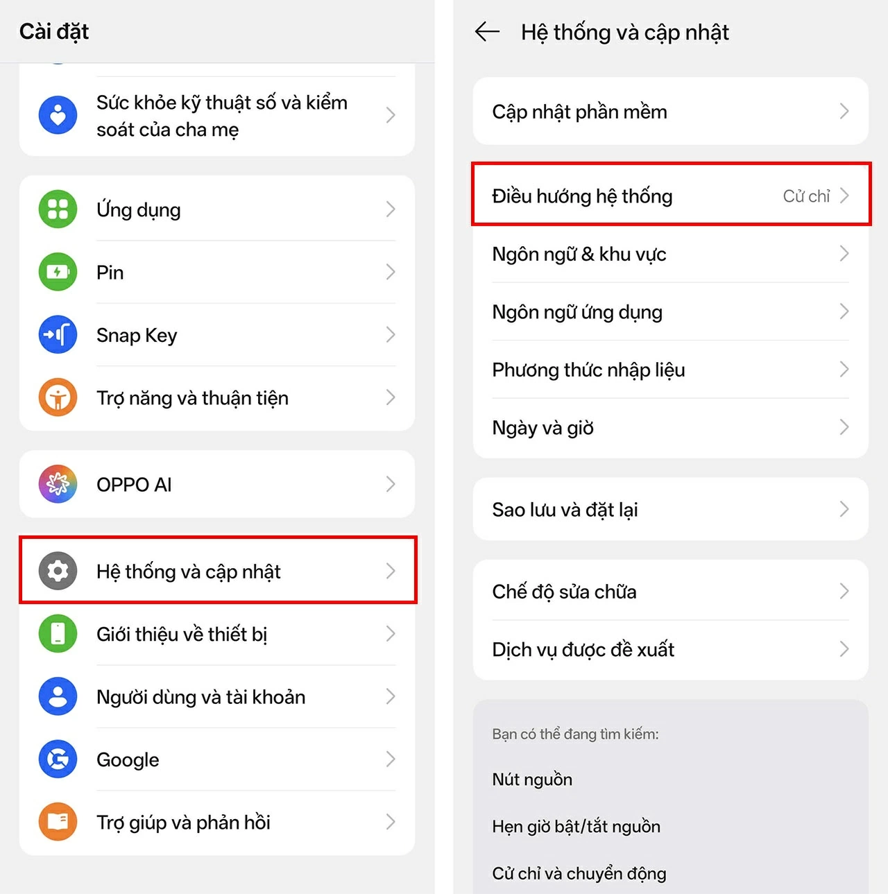 Mở Cài đặt trên điện thoại.