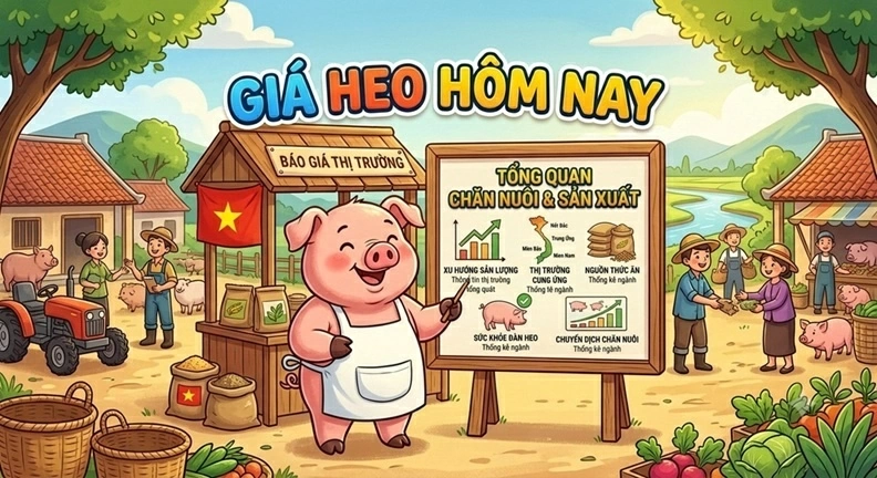 Giá heo hơi hôm nay 23/8: Cuối tuần tăng nhẹ, dao động trong vùng giá 56.000 - 58.000 đồng/kg Giá heo hơi hôm nay 23/8: Cuối tuần tăng nhẹ, dao động trong vùng giá 56.000 - 58.000 đồng/kg