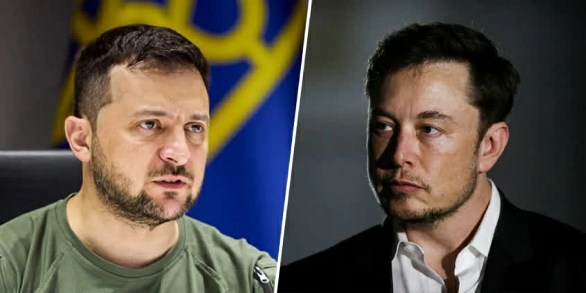 Tổng thống Volodymyr Zelensky cho hay, SpaceX chưa chấp thuận đề nghị của Kiev về việc sử dụng Starlink tại Nga, song các cuộc trao đổi với phía tỷ phú Elon Musk đang phát đi những tín hiệu tích cực hơn. (Nguồn: NBC News)